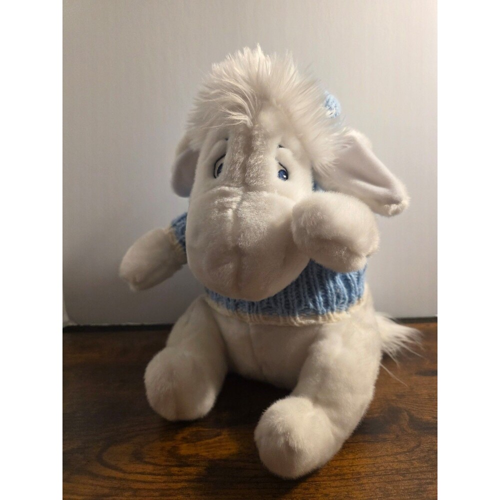 Disney Store Exclusive Winter Eeyore Plush Detachable Tail Stamped Winnie Pooh
